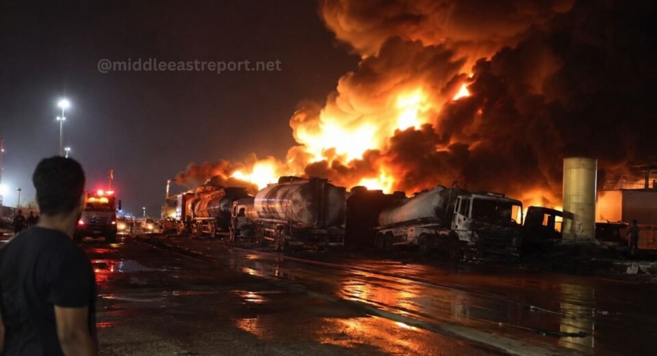 20 Injured as Destructive Fire Rips Through Vital Energy Distribution Hub Near Sulaimaniyah, Iraq 20 Injured as Destructive Fire Rips Through Vital Energy Distribution Hub Near Sulaimaniyah, Iraq